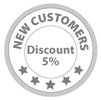new customers Discount-5%-